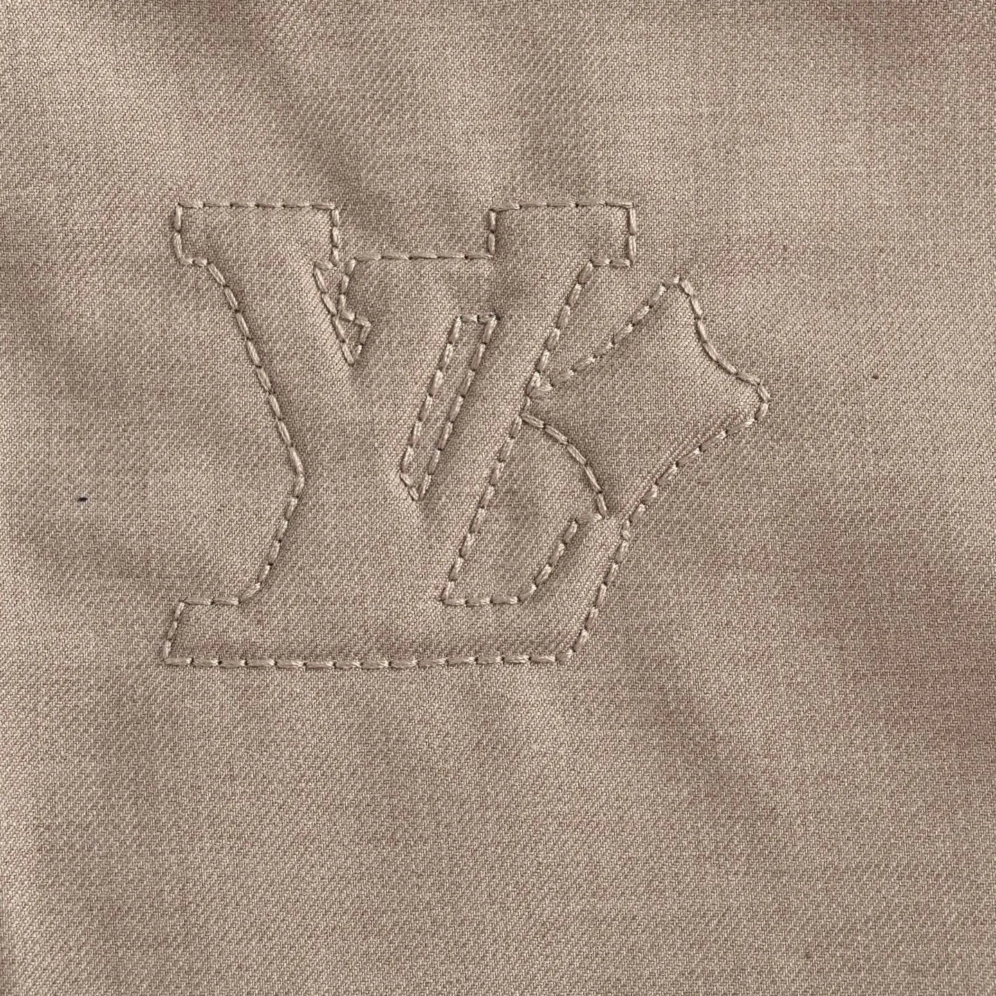 Louis Vuitton/Louis Vuitton 25Fw Khaki wool straight trousers